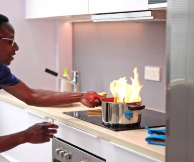A Man Was Unaware of This Common Cause of Kitchen Fires as His Kitchen Burns