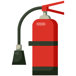 illustration of a fire extinguisher